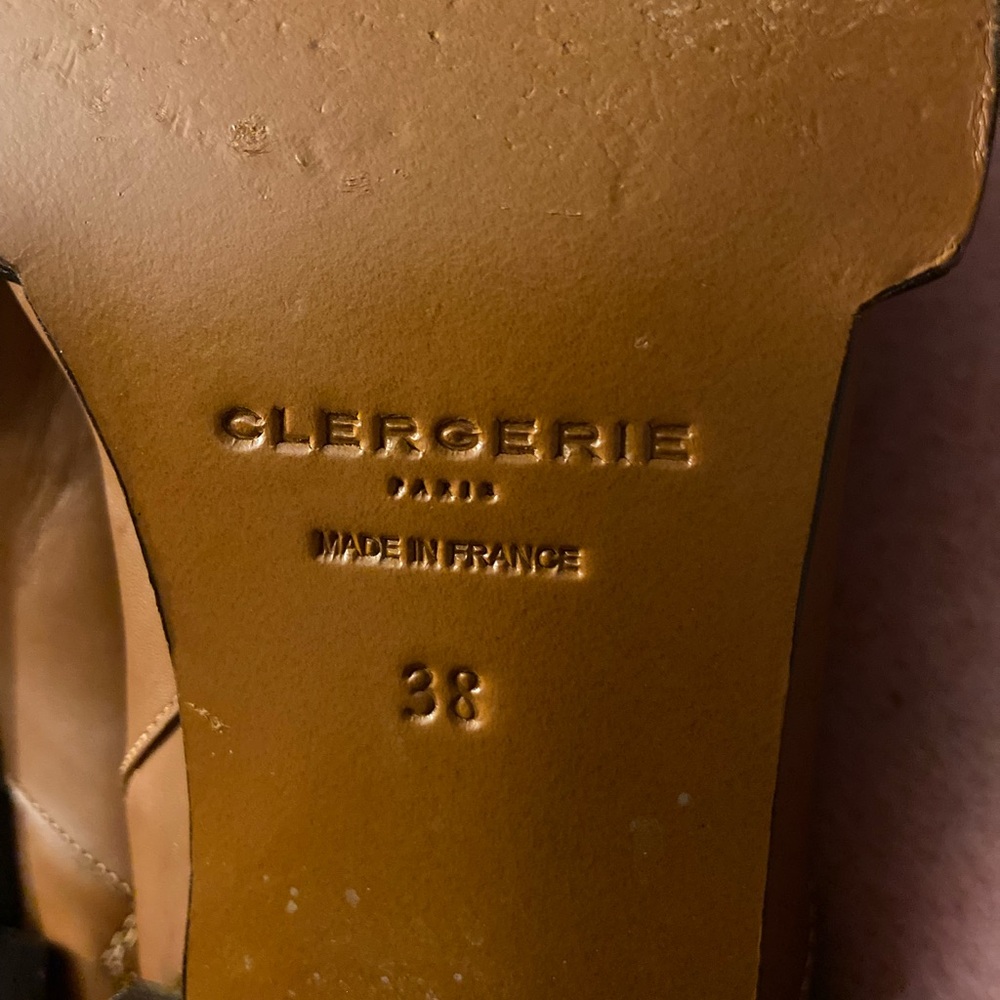 ROBERT CLERGERIE Merry Brown Leather Ankle Boots Heels Size 38 - Picture 8 of 12